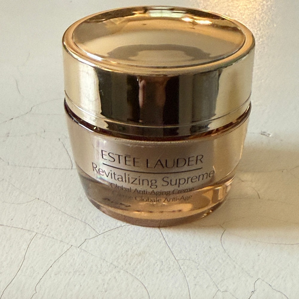 Estee Lauder Revitalizing Supreme Global Anti-Aging Creme Gold Travel Size 0.5OZ